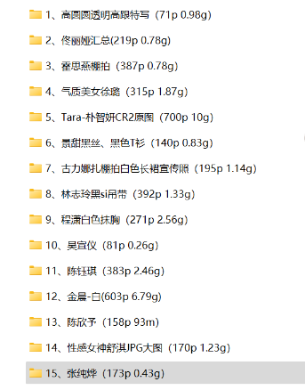 十五位当红女星高质量套图合集（4000P以上 40G）度盘-男人社区论坛-VIP专享资源-优选资源网